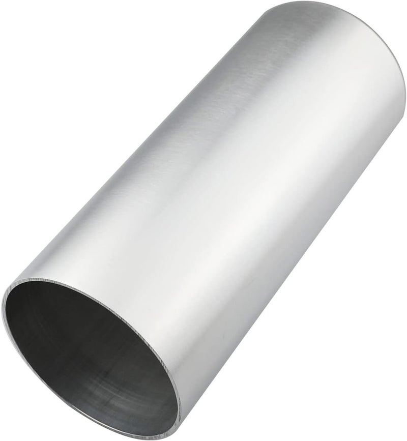 KRD PERFORMANCE 127mm(5") OD Straight 5 Inch Aluminum Intercooler Pipe Air Intake Tube, Length 11.8" (300mm), Brushed Finish - Image 1